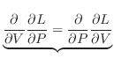 $\displaystyle \underbrace{ \if 11 \dfrac{\partial }{\partial V} \else \dfrac{\p...
...rac{\partial L}{\partial V} \else \dfrac{\partial^{1} L}{\partial V^{1}} \fi }_$