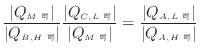 $\displaystyle \frac{ \vert Q_{M 可} \vert }{ \vert Q_{B, H 可} \vert } \frac{...
...{M 可}\vert } = \frac{ \vert Q_{A, L 可} \vert }{ \vert Q_{A, H 可} \vert }
$